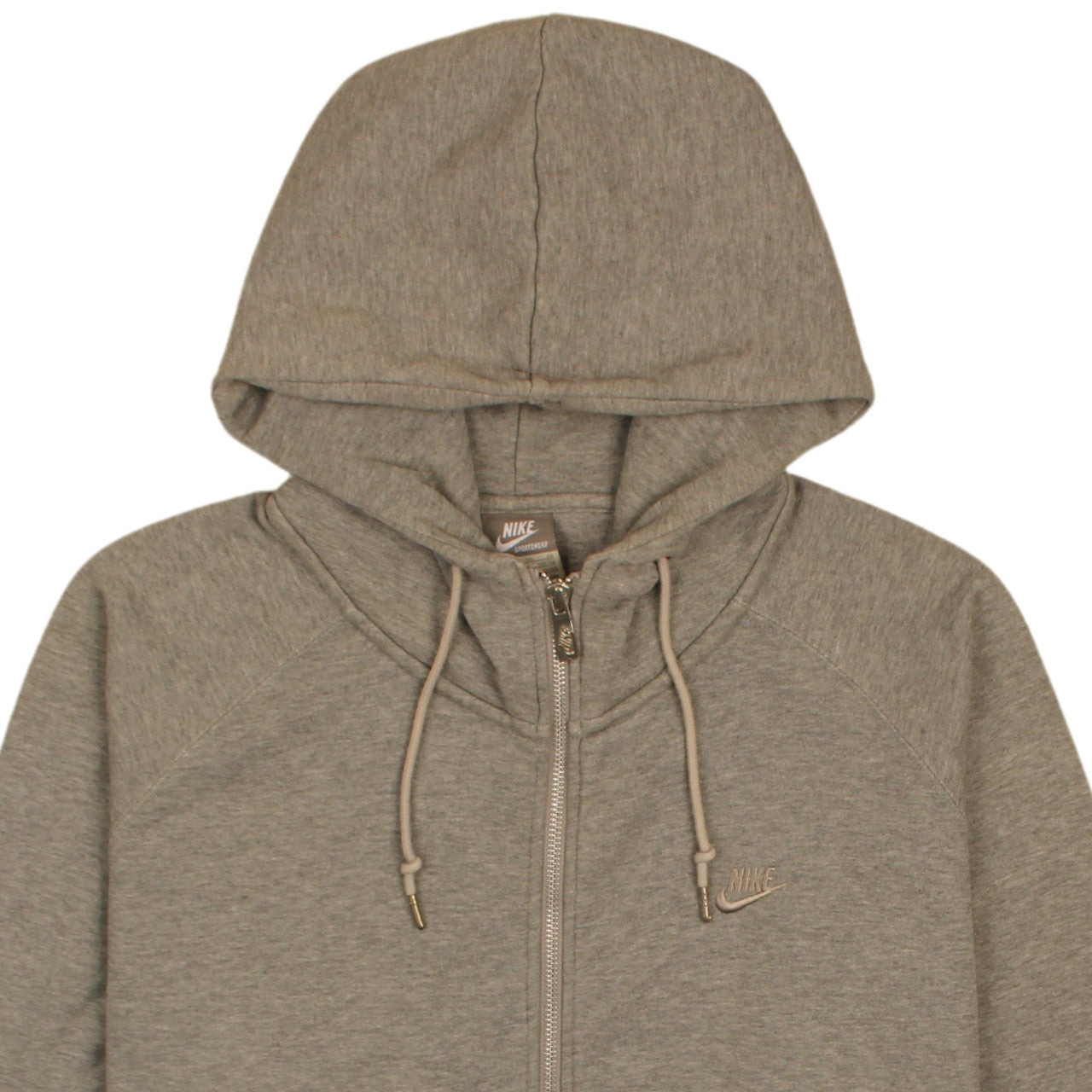 Mens UK Size XL Nike Grey Full Zip Hoodie