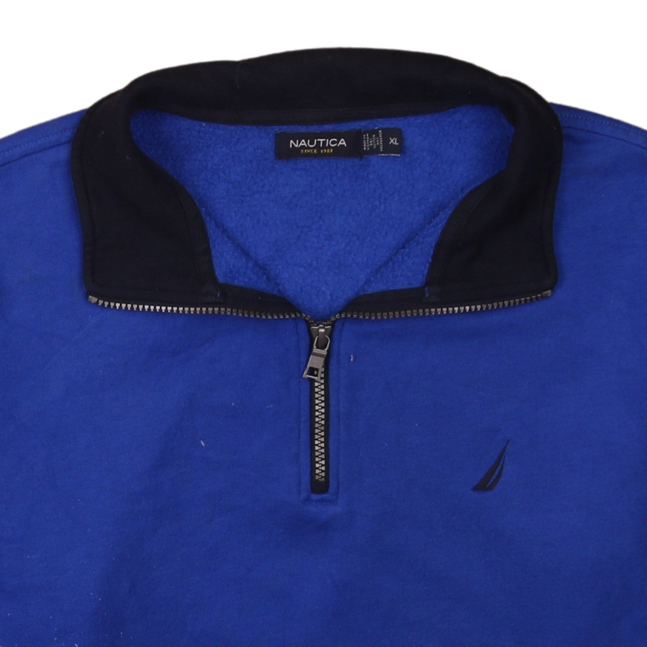 Mens UK Size XL Nautica Blue Pullover Sweatshirt