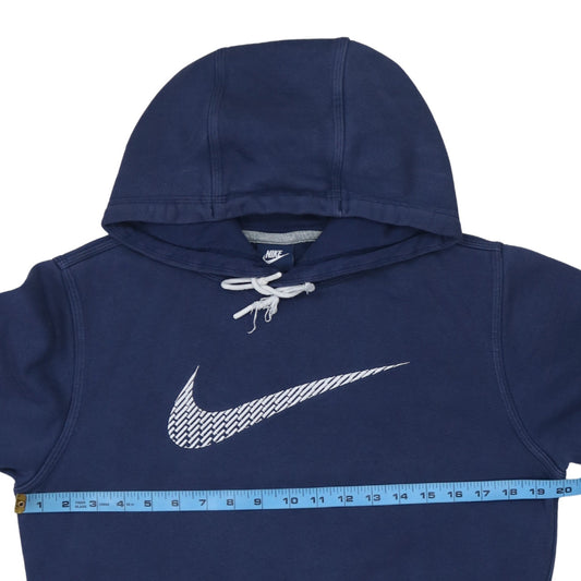 Mens UK Size M Nike Blue Pullover Hoodie