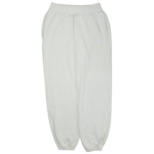 Womens UK Size S Nike Regular Fit Sweatpants White Trousers