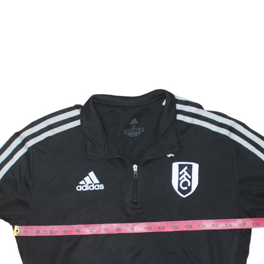 Mens UK Size S adidas Black 1/4 Zip Sweatshirt