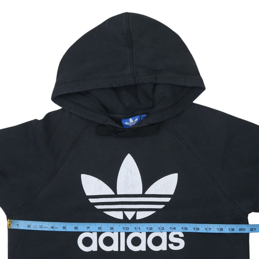 Mens UK Size M adidas Black Pullover Hoodie