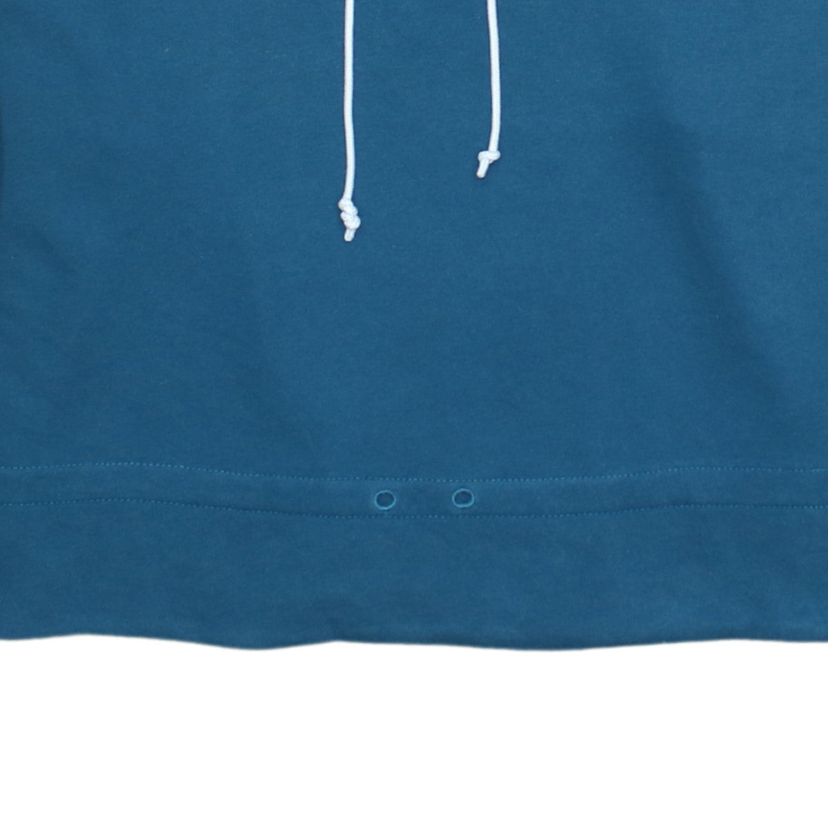 Additional view of Adidas Women Blue Crop Full Zip Hoodie UK 10 Cotton Blend Sportswear