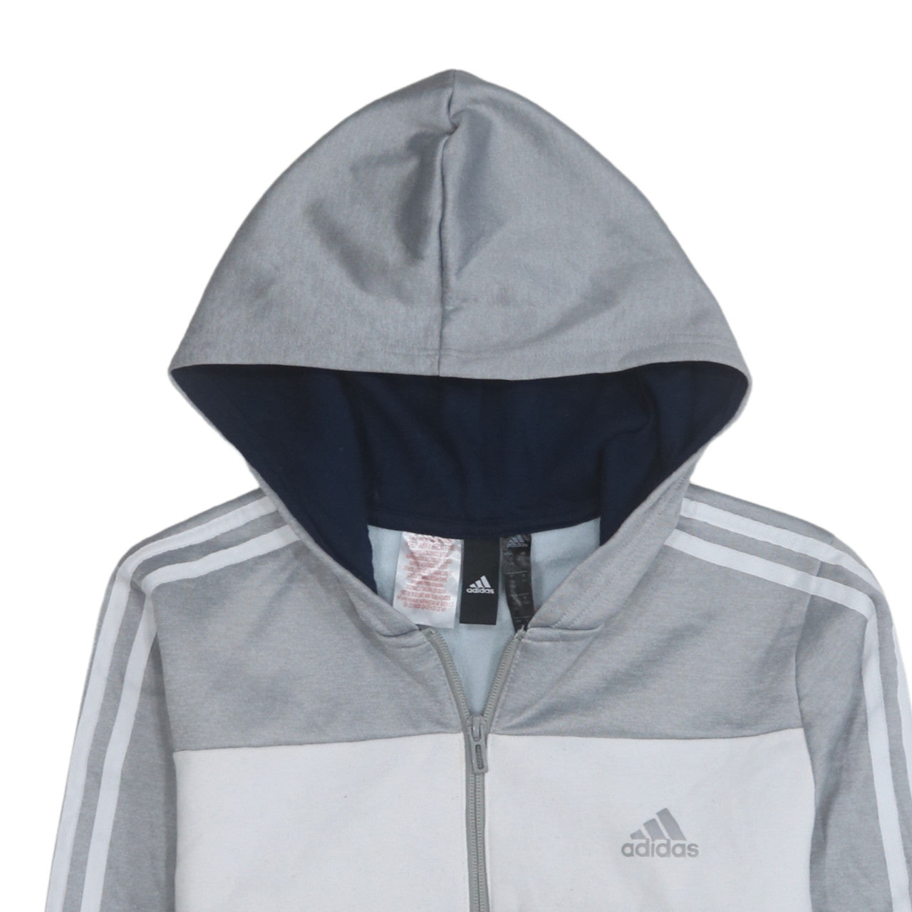 Boys UK Size 13-14 Years adidas Grey Pullover Hoodie