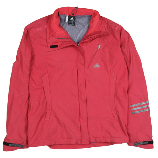 Womens UK Size 16 adidas Red Running & Jogging Walking Gym & Training Jacket