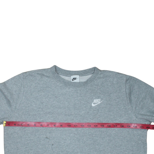 Womens UK Size M Nike Grey Pullover Sweatshirt