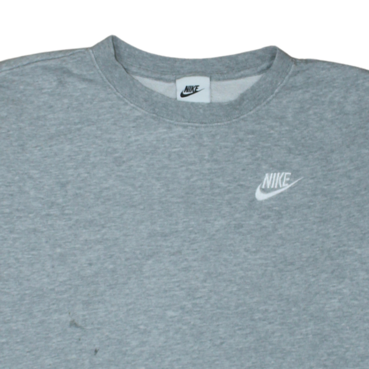 Womens UK Size M Nike Grey Pullover Sweatshirt