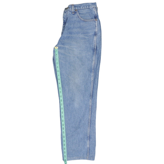 Mens UK Size M Wrangler Regular Fit Straight Blue Jeans