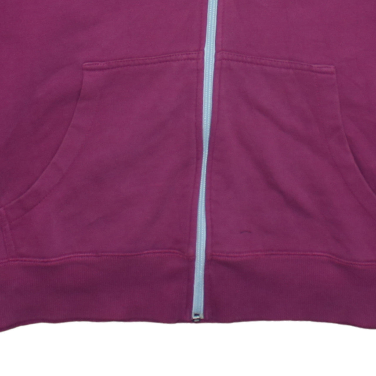 Womens UK Size L Quiksilver Purple Full Zip Hoodie