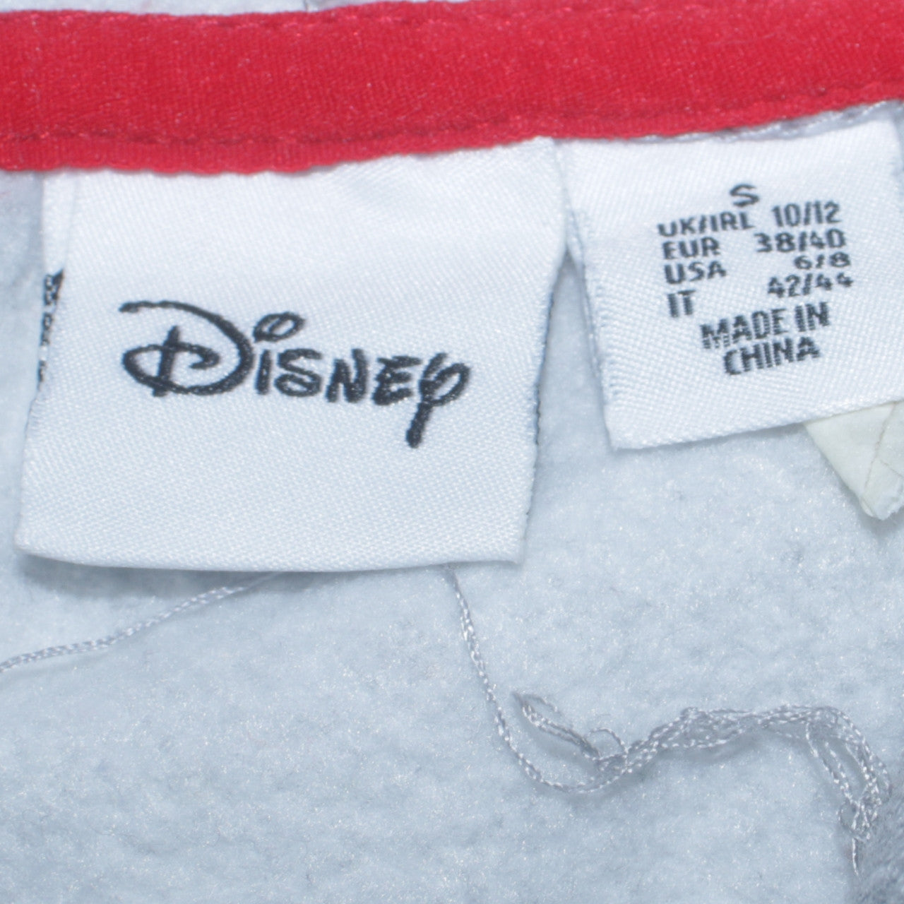 Womens UK Size S Disney Grey Pullover Hoodie