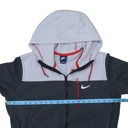 Mens UK Size XL Nike Grey Full Zip Hoodie
