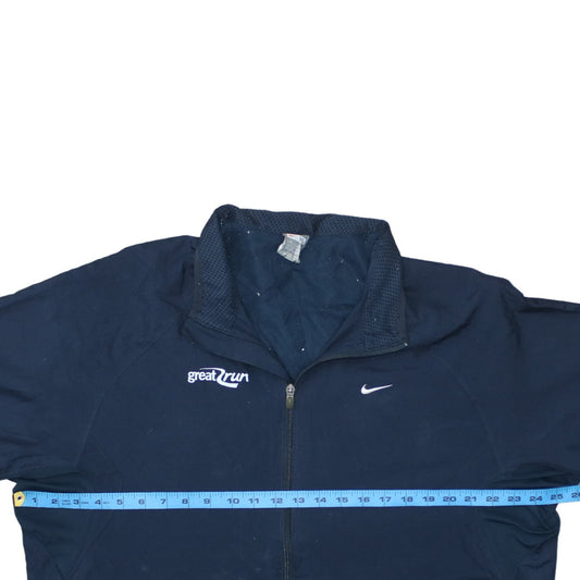 Mens UK Size XL Nike Blue Running & JoggingGym & TrainingWalking Jacket