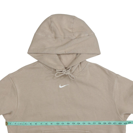 Womens UK Size XS Nike Beige Pullover Hoodie