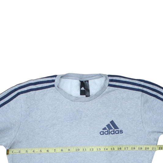 Mens UK Size S adidas Grey Pullover Sweatshirt