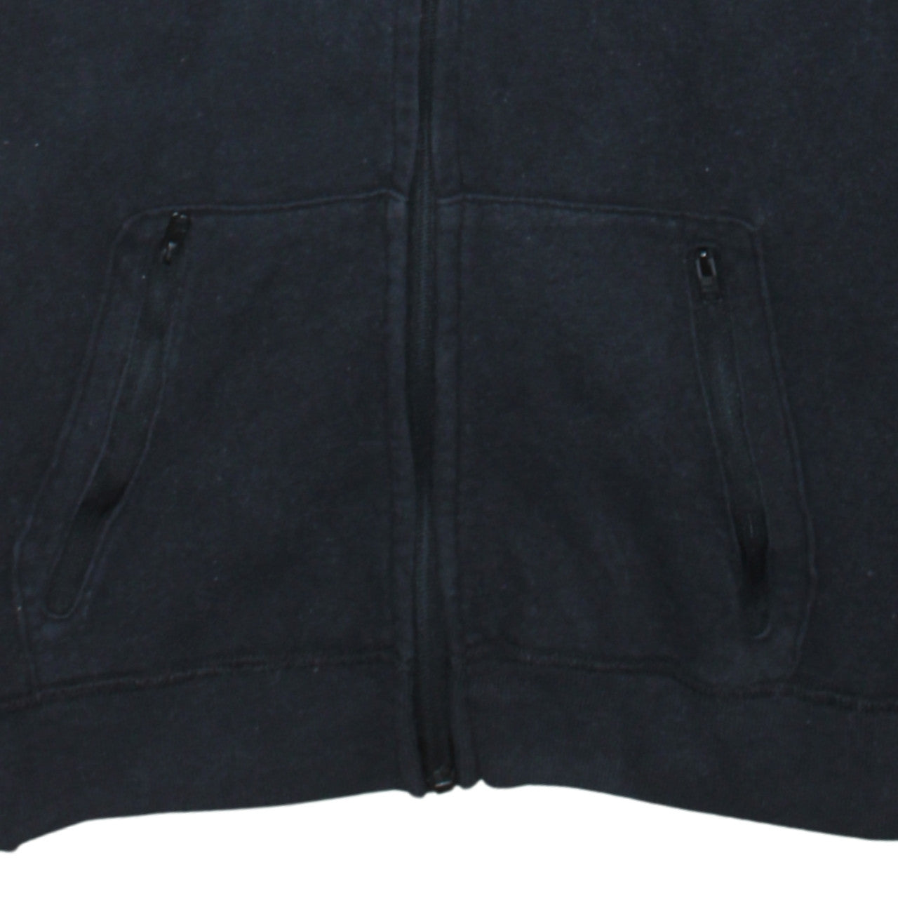 Mens UK Size L Hollister Black Full Zip Hoodie