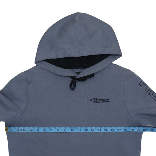 Mens UK Size S Hollister Blue Pullover Hoodie
