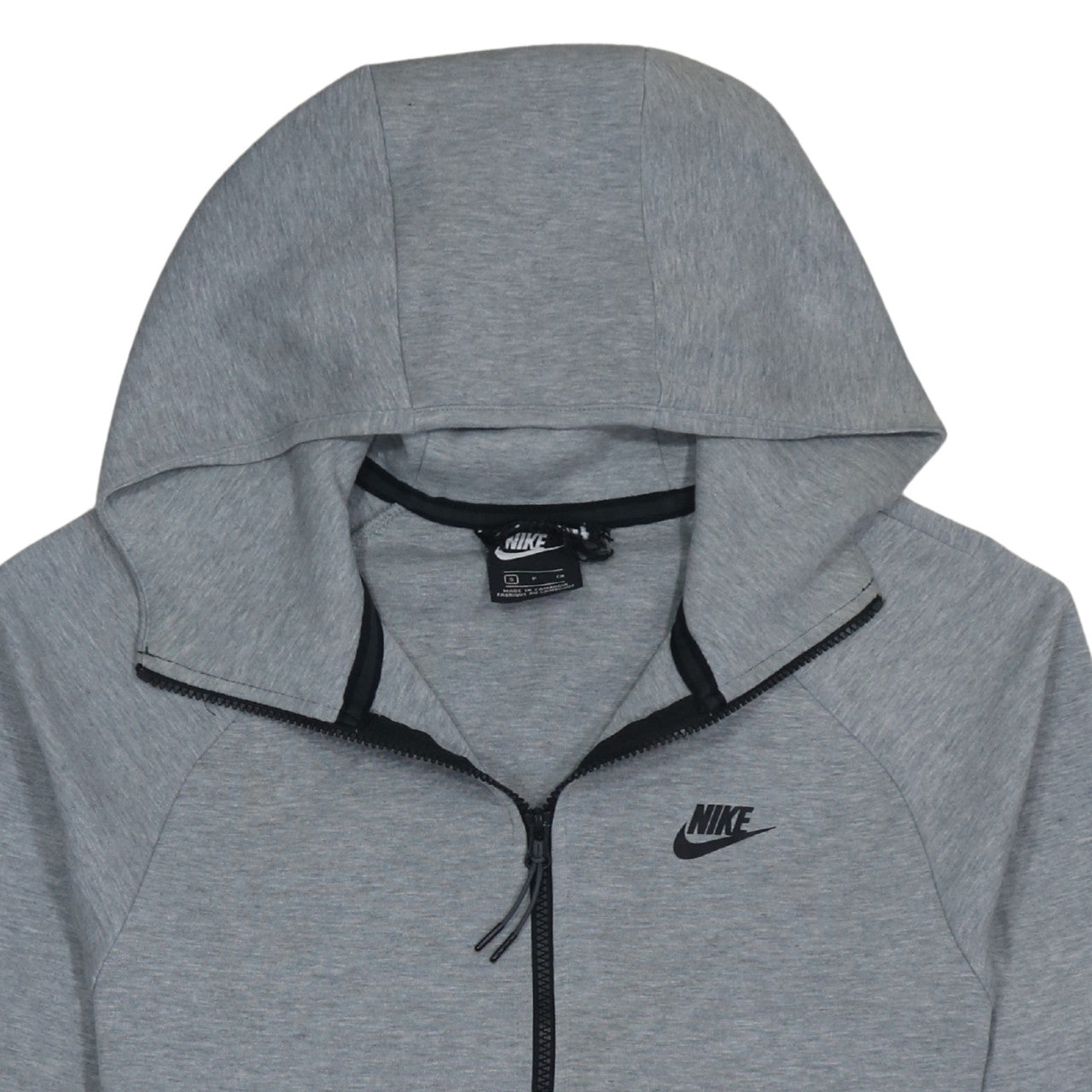 Mens UK Size S Nike Grey Full Zip Hoodie
