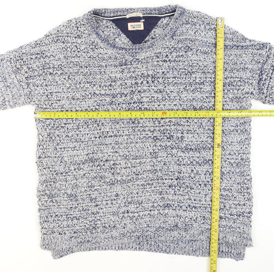 Tommy Hilfiger Women Blue Knit Pullover Jumper Size S