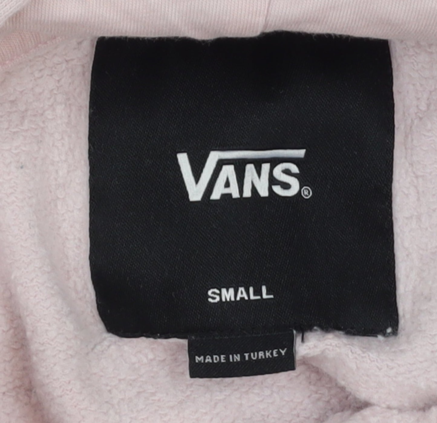 Womens UK Size S VANS Pink Pullover Hoodie