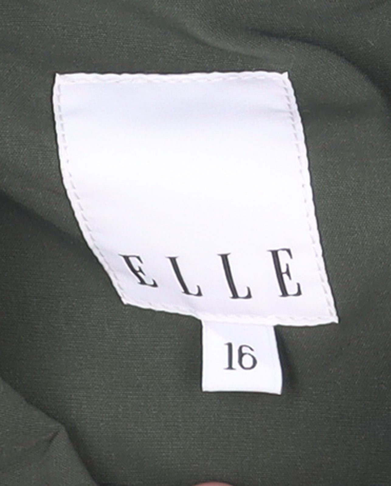 Womens UK Size 16 ELLE Green Basic Jacket