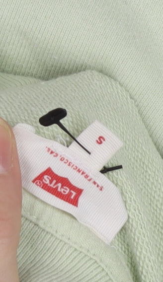 Womens UK Size S Levi's Green Pullover Sweatshirt