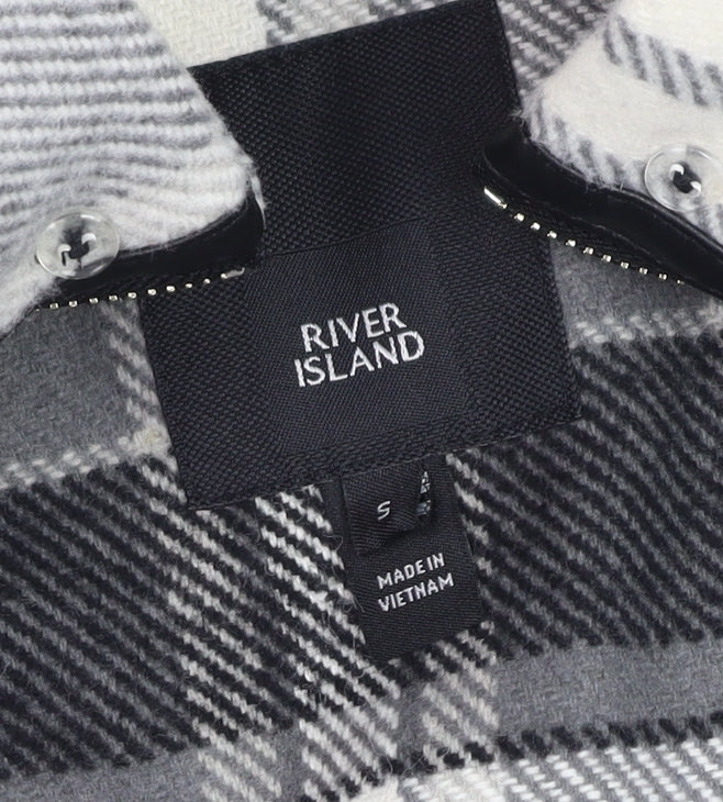 Womens UK Size S River Island Grey Cape