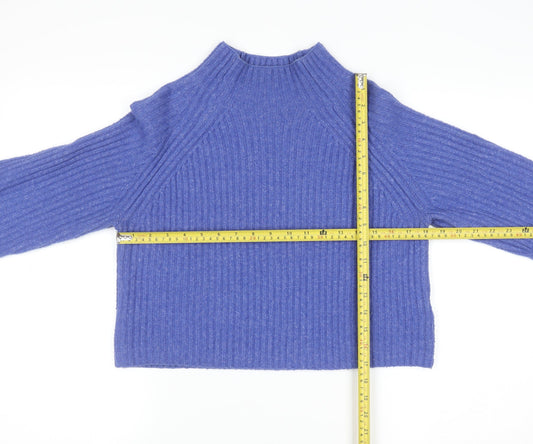 Womens UK Size S Monki Blue Pullover Jumper