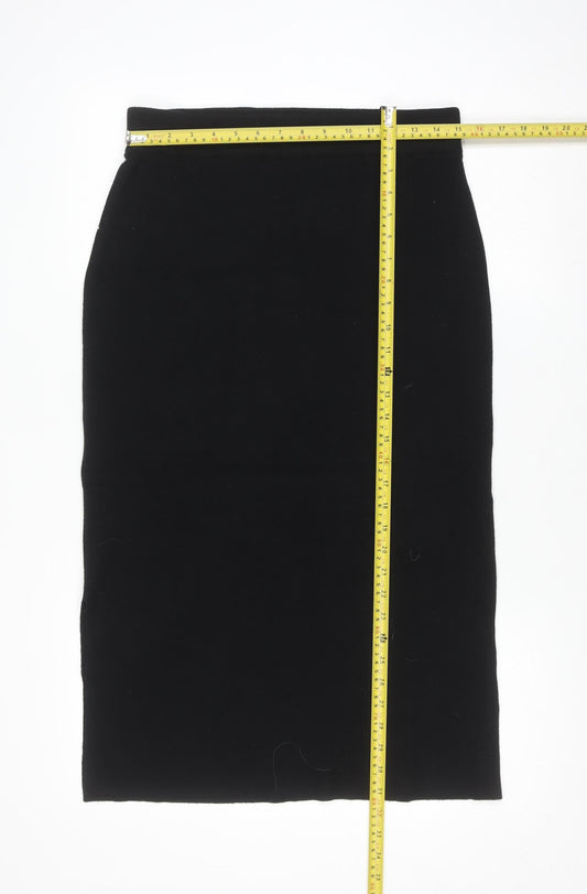 Womens UK Size M Lands' End Straight & Pencil Knit Skirt