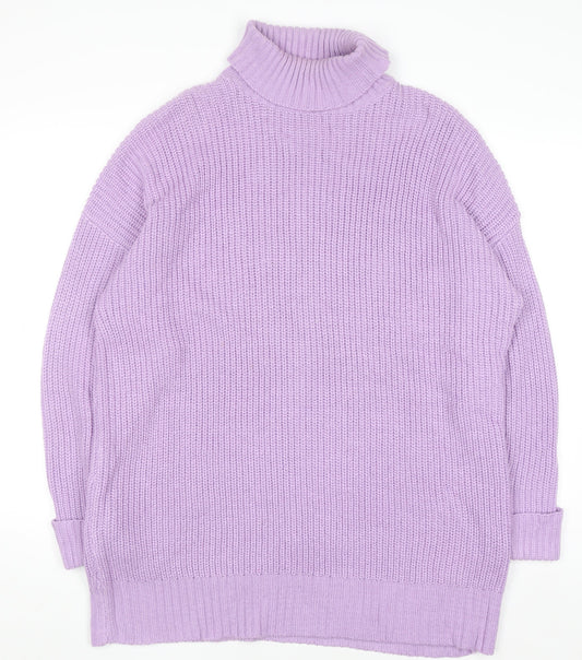 Womens UK Size 12 Threadbare Purple Pullover Jumper