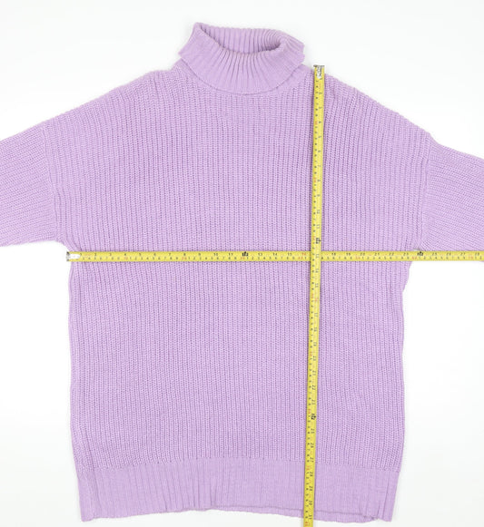 Womens UK Size 12 Threadbare Purple Pullover Jumper
