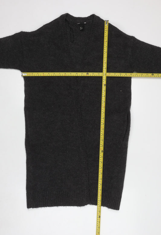 Womens UK Size S H&M Black Cardigan Jumper