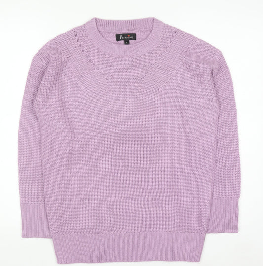Womens UK Size S Paramour Purple Pullover Jumper