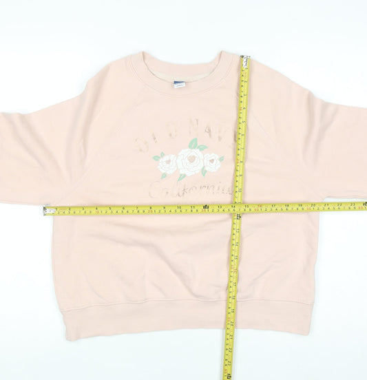 Womens UK Size XS Old Navy Pink Pullover Sweatshirt