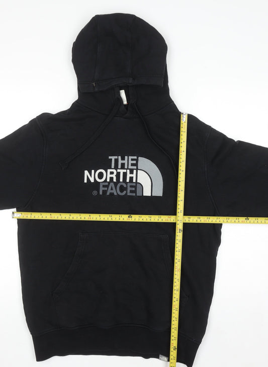 Mens UK Size M The North Face Black Pullover Hoodie