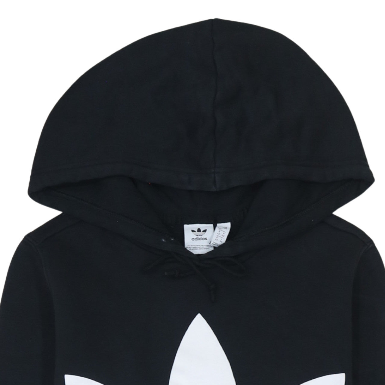 Womens UK Size 16 adidas Black Pullover Hoodie