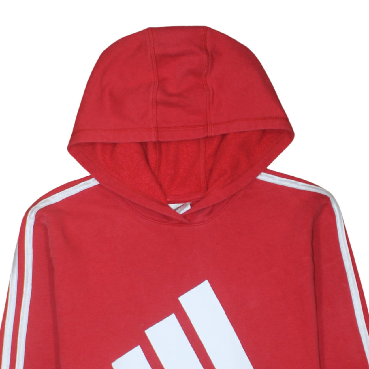 Womens UK Size 18/20 adidas Red Pullover Hoodie