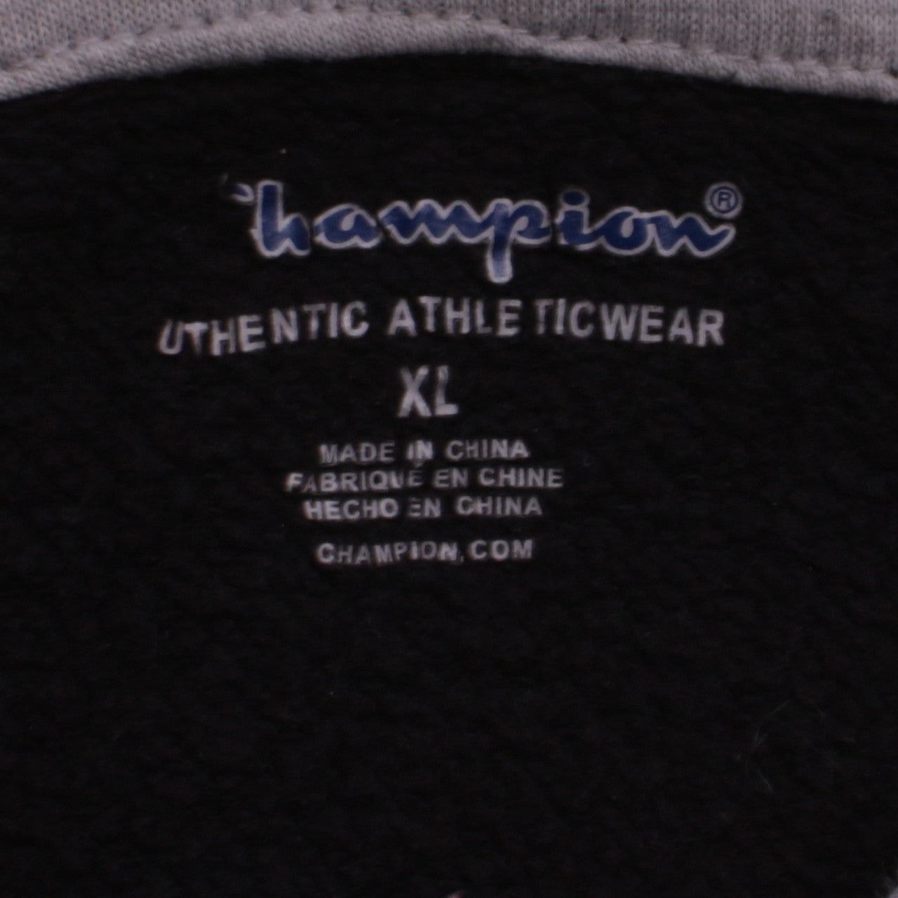 Womens UK Size XL Champion Black Pullover Hoodie