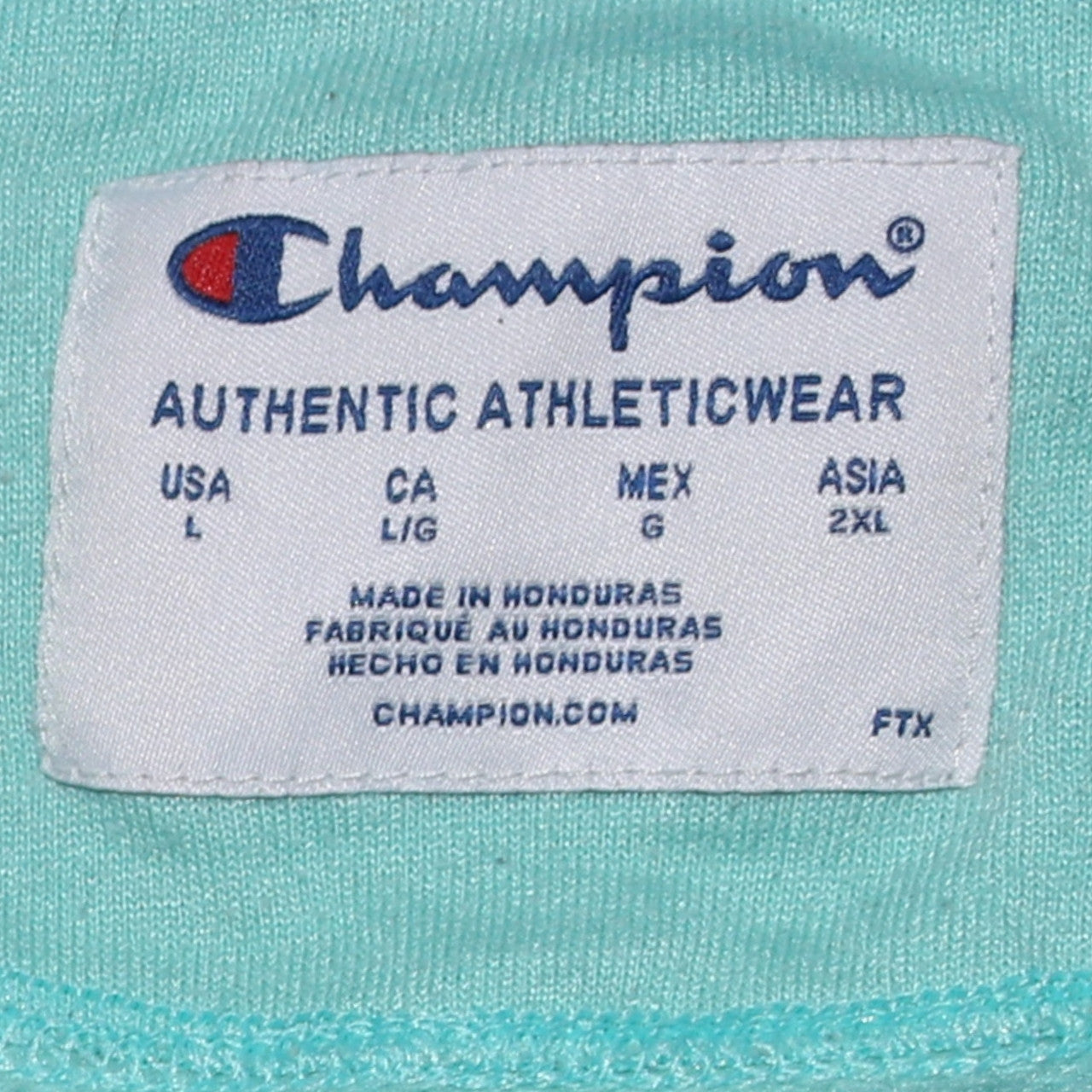 Womens UK Size L Champion Green Pullover Sweatshirt