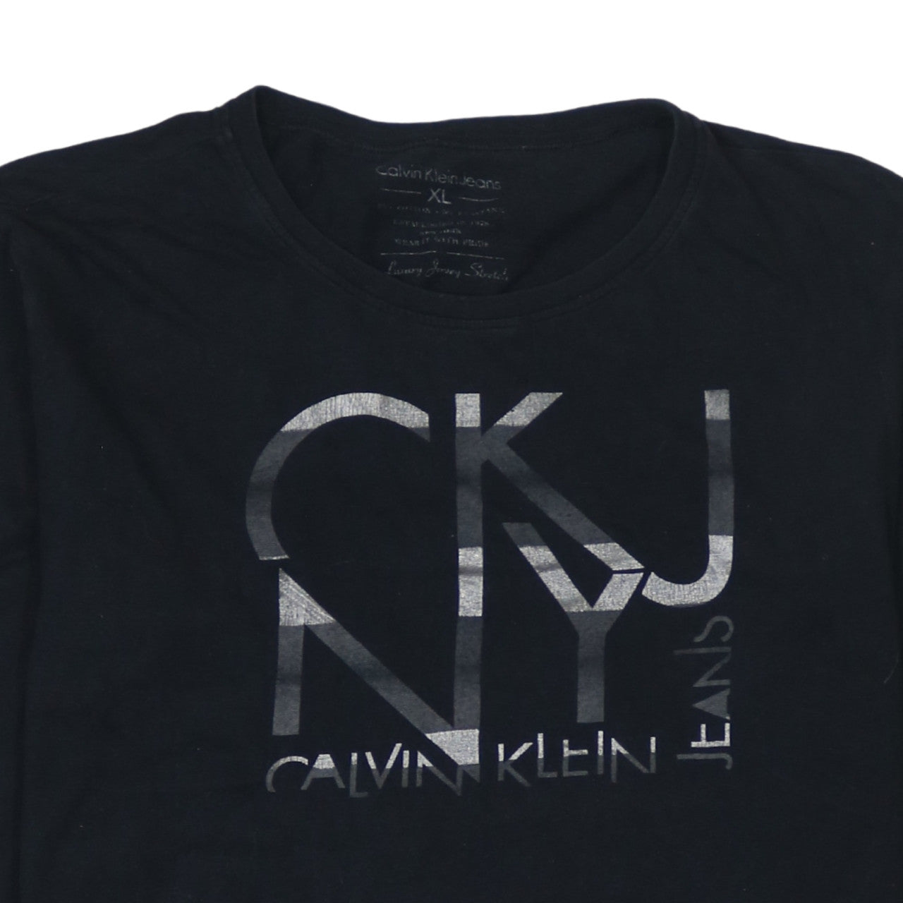 Mens UK Size XL Calvin Klein Jeans Black T-Shirt