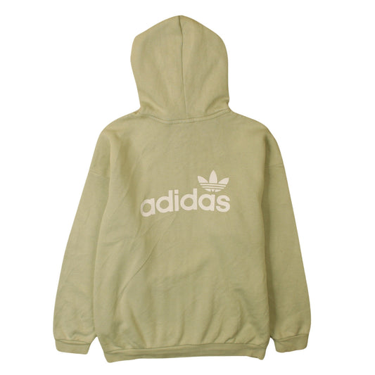 Womens UK Size 12 adidas Green Pullover Hoodie