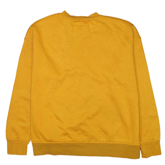 Womens UK Size S Disney Yellow Pullover Sweatshirt