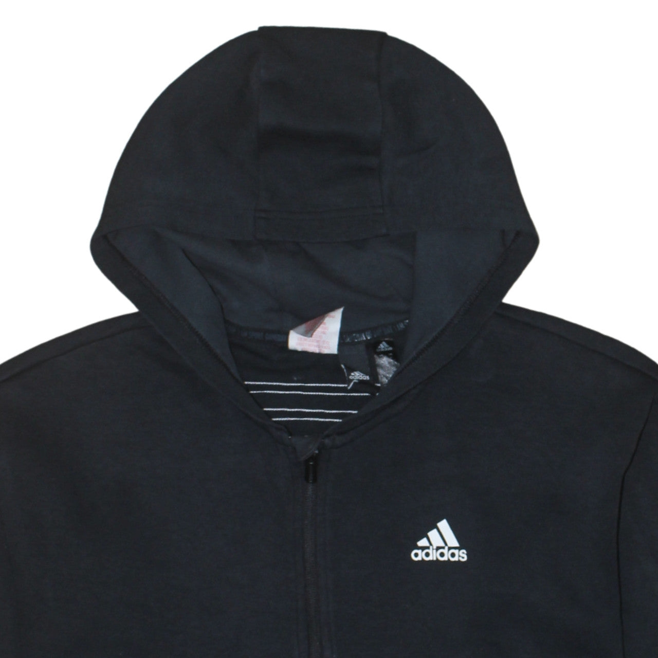 Teens UK Size L adidas Black Full Zip Hoodie