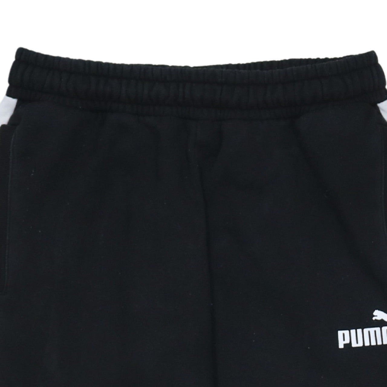 Mens UK Size M PUMA Regular Fit Jogger Black Trousers