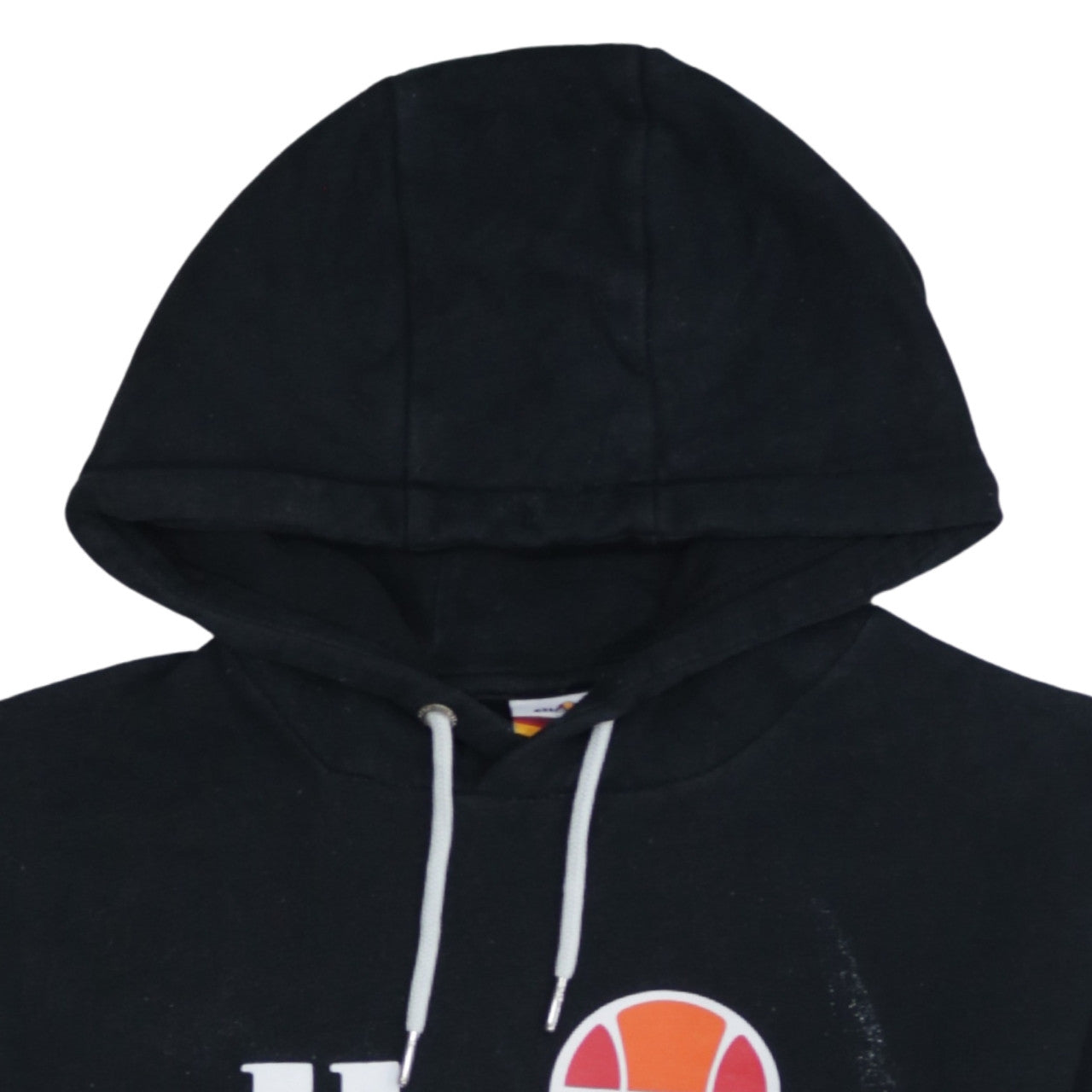 Womens UK Size M ellesse Black Pullover Hoodie