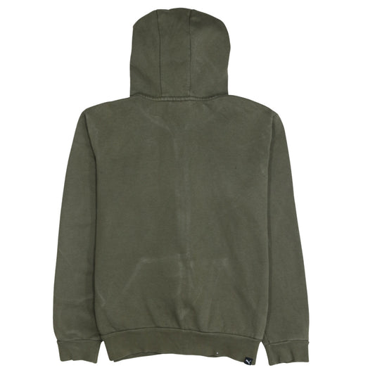 Mens UK Size S PUMA Green Full Zip Hoodie