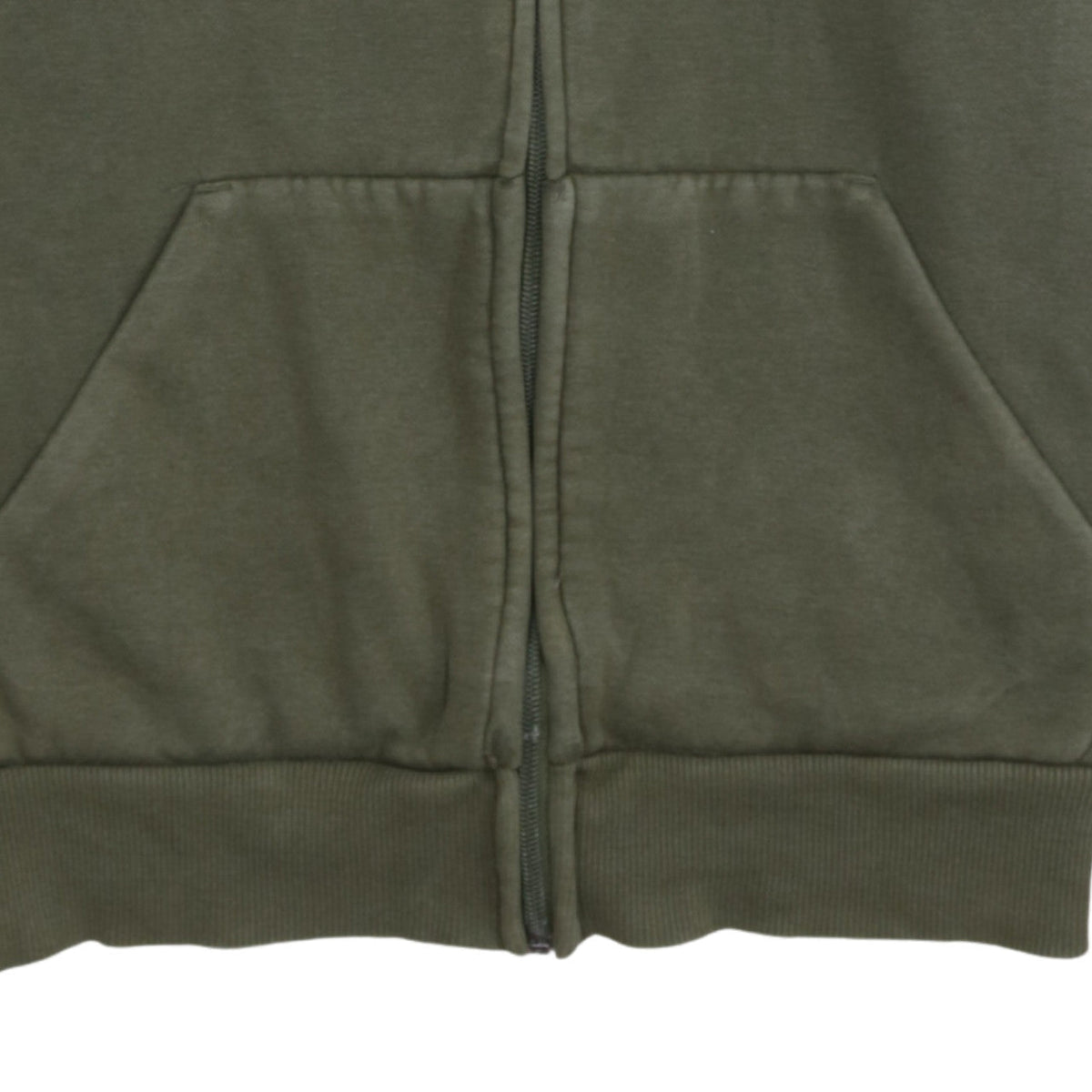 Additional view of Puma Men's Green Full Zip Hoodie, size S, Fleece Sweatshirt