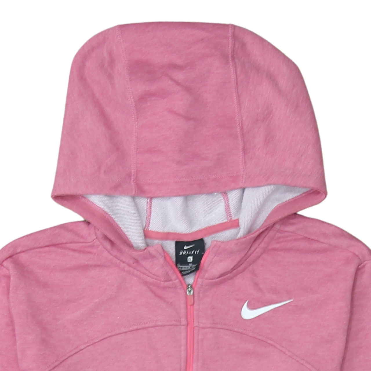 Teens UK Size 14 Nike Pink Full Zip Hoodie