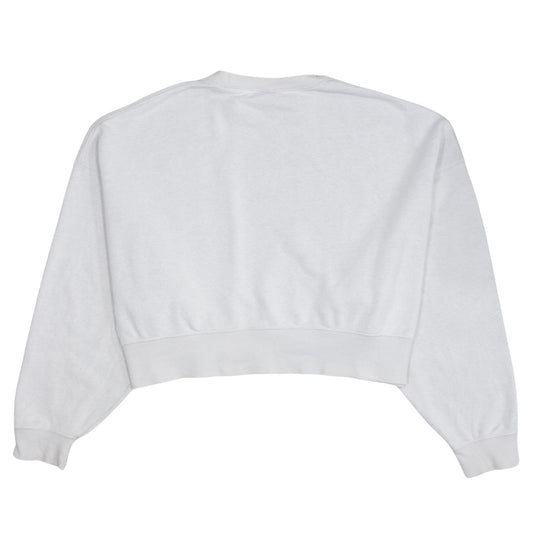 Womens UK Size M Nike White Pullover Sweatshirt