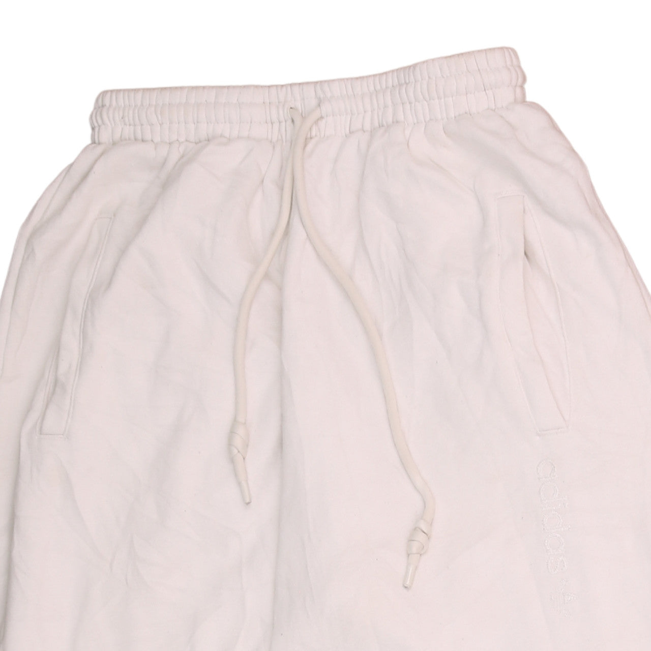 Womens UK Size 6 adidas Regular Fit Jogger White Trousers