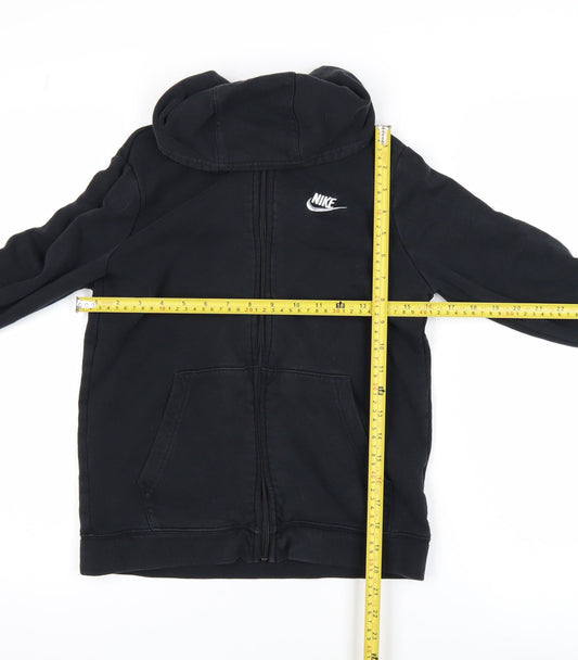 Boys UK Size 158 Nike Black Full Zip Hoodie